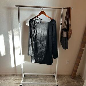 Nasty Gal Black Long Sleeve Mini Dress